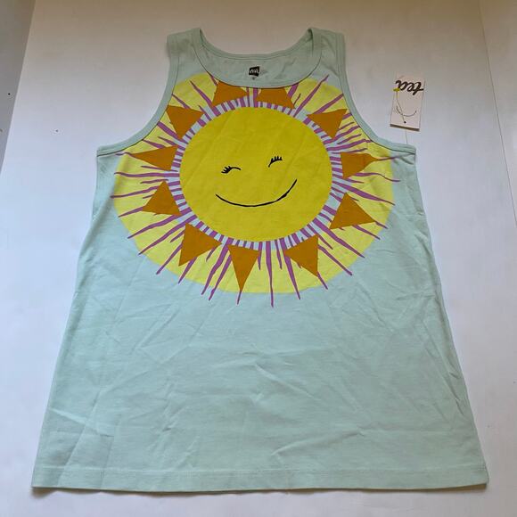 NEW Tea Collection Sun Tank Top Graphic Tee Shirt - Picture 1 of 2